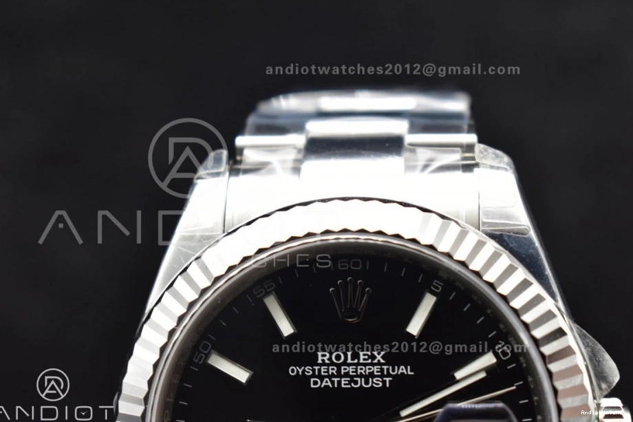 Edition 904L VSF 41 on 615 SS VS Black 126334 DateJust Oyster Best Sleek 1:1 Dial Bracelet 1006